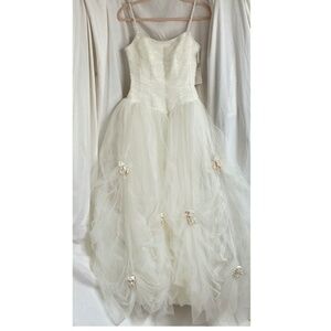 Sue Wong Wedding Dress, off white, size 4